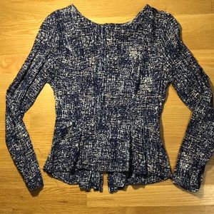 Banana Republic peplum blouse